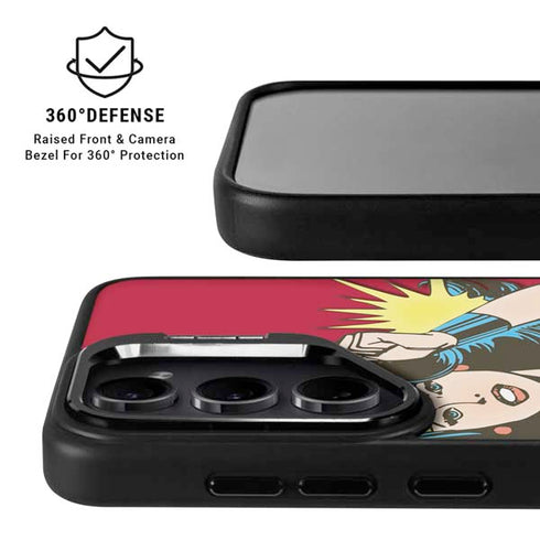 DC Comics Wonder Woman Vintage Action pose Galaxy S24 FE Kickstand Case